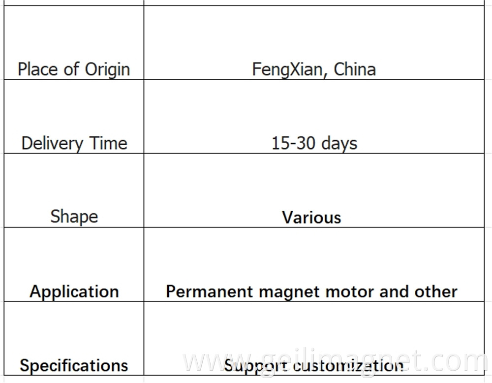 3 Wheeled Electric Tricycle Motor Magnet